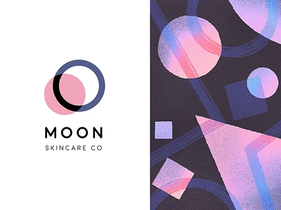 MOON - Logo animation 2d animation animation brand animation brand design branding branding animation geometric geometry identity identity animation identity design logo animation logo design loop minimalism moon shape animation