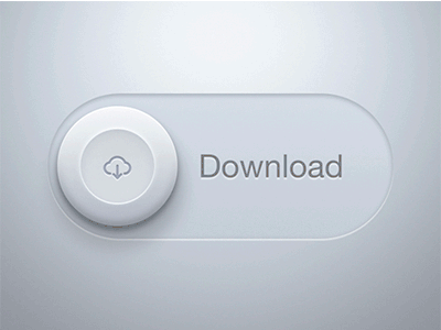 Animated Download Button 2d animation app button cloud download gif animated ios iphone mobile motion graphics ui