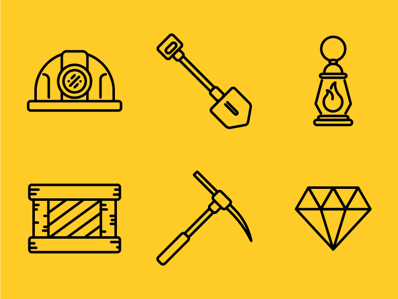 Mining by Fede Cook on Dribbble