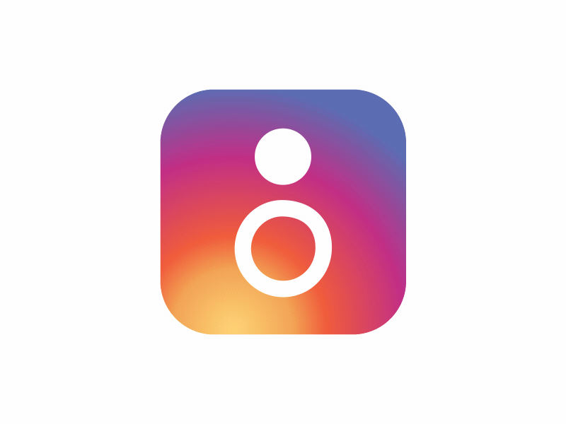 Instagram 8 years! animated logo birthday camera celebration congratulations gradient instagram logo party photo rythm shapes