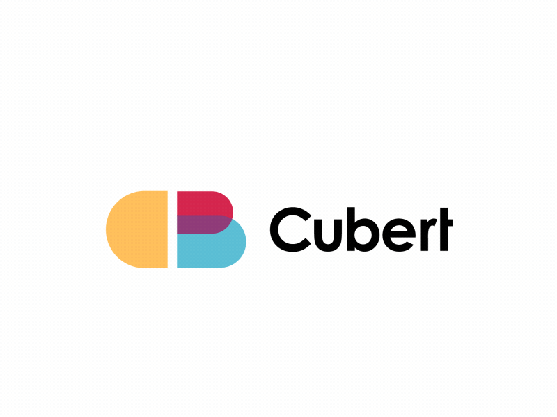 Cubert logo animation 2d animation animation bauhaus brand animation brand design branding branding animation geometry animation identity identity animation identity design logo logo animation logo design loop shape animation type type animation typography typography animation