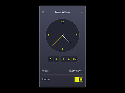 Day 30: Set Alarm screen