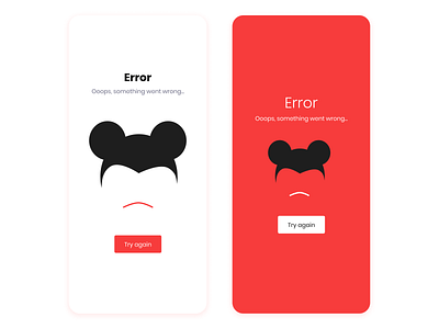 Day 64: Error Page 100 days challenge branding design illustration logo ui ui challenge ux uxdesign web