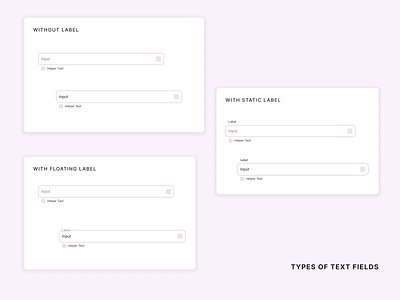 Day 72:Types of Text fields