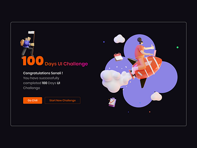 Day 100 100 days challenge branding design illustration logo success success screen ui ui challenge ux uxdesign web