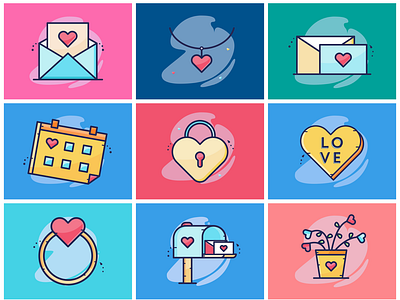 Valentine Icon Set I