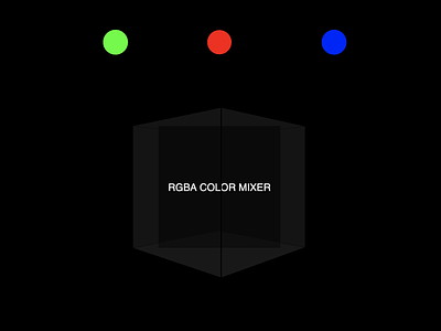 RGBA Color Mixer arduino color mixer color palette color theory interactive design interactive media p5 physical computing physical design rgba