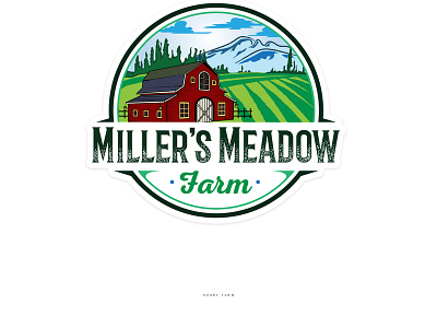 Farm logo design branding design emblem illustration logodesign