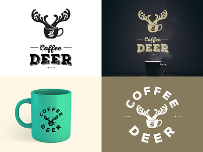 Coffee Deer logo proposal branding coffee logo design logo design concept