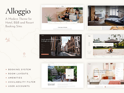 Alloggio - Hotel Booking Theme accommodation appartment hotel booking layout rental responsive schedule showcase theme tourism travel webdesign wordpress