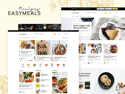EasyMeals - Food Blog WordPress Theme