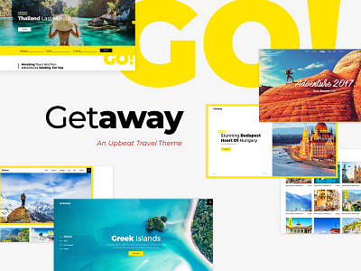 Getaway - Travel & Tourism Theme adventure booking layout responsive template theme tour tourism travel web design wordpress