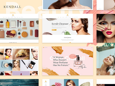 Hair Salon WordPress Theme designs, themes, templates and downloadable  graphic elements on Dribbble