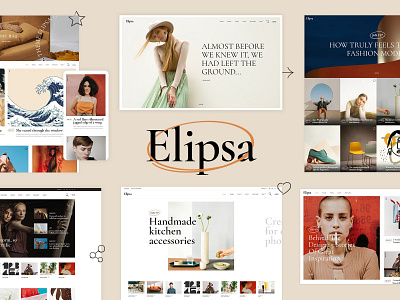 Elipsa - Creative Magazine Theme creative responsive template theme wordpress