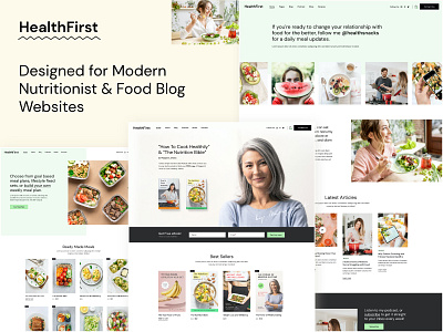 HealthFirst - Nutrition and Recipes Theme