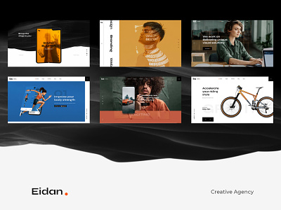 Eidan - Creative Agency WordPress Theme design illustration layout responsive template theme wordpress