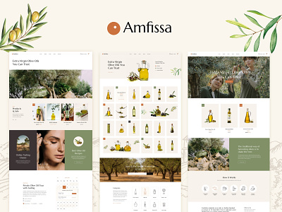Amfissa - Organic Olive Shop Theme food bloggers oliveoil olives organic stores theme vinegar production winery wordpress