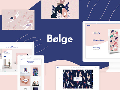 Bolge agency artist creative creative agency design agency design studio designer designer portfolio landing page layout personal portfolio portfolio responsive template theme ui ux webdesign website mockup wordpress