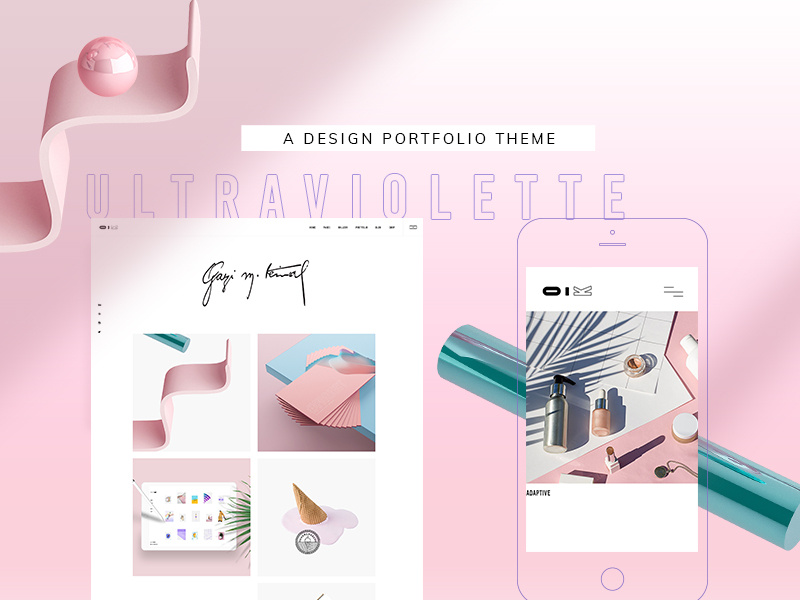 UltraViolette animation interactive theme ui ux wordpress website mockup layout webdesign template landing page creative portfolio design designer creative agency branding responsive agency digital