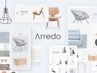 Arredo creative ecommerce furniture furniture store home decor interior design layout online shopping online store product presentation responsive retail template theme ui ux webdesign website mockup woocommerce wordpress