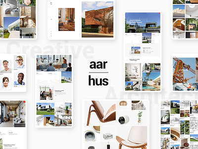 Aarhus agency architechture architect creative furniture home decor interior design interior designer landing page modern portfolio property real estate responsive theme ui ux web design website mockup wordpress