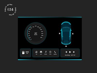Daily UI #034 / Car Interface