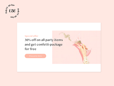 Daily UI #036 / Special Offer