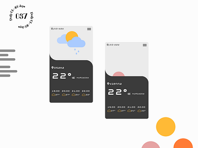 Daily UI #037 – Weather