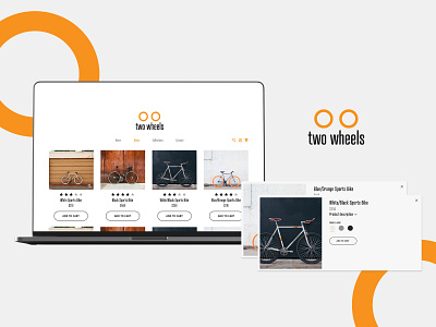 Adobe Daily Creative Challenge UX – eCommerce bike daily creative challenge ecommerce logo ux ui