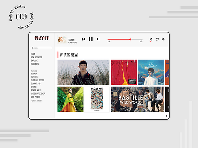 Daily UI #009 / Music Player