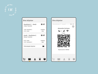 Daily UI #016 / Pop-Up/Overlay 016 app design booking daily 100 challenge daily ui overlay popup qrcode train train app travel travel app ui