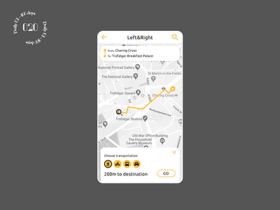 Daily UI #020 / Location Tracker