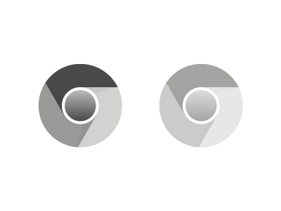 monochromechromechrome browser icon monochrome transparent