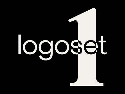 Logoset 1 — Various logo designs brand branding design illustration logo typography various