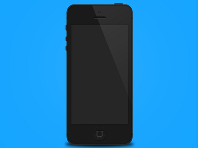 iphone 5 template vector