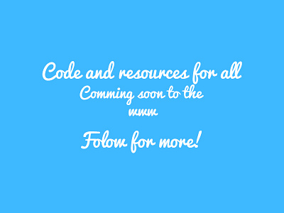 New Project coming soon code free freebie freebies project psddd psssd resources