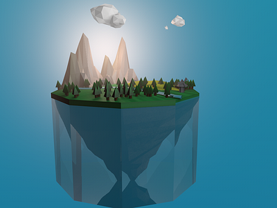 Island low poly