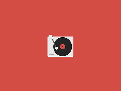 Record player flat flat icon icon player recorder