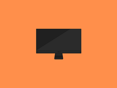 Flat Screen flat flat icon icon screen tv
