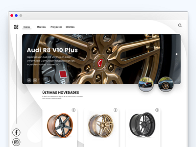 Tienda online de llantas de coche - Website cars tires