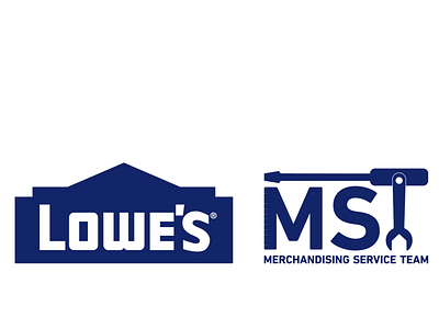 Lowe's MST logo logo lowes merchandising