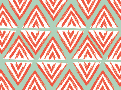 Abstract Arrowhead Illustration pattern print