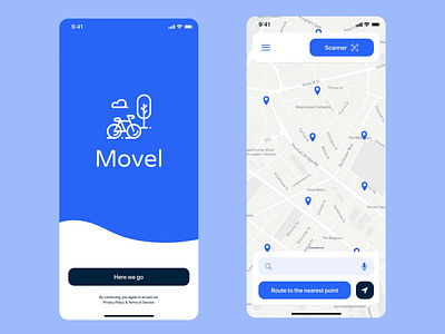 Movel App adobe xd animation app design ui ux