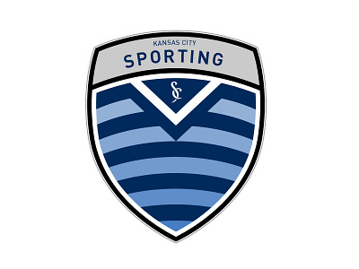 Sporting Kansas City badge crest flat icon illustrations illustrator kansas city mls soccer sport sporting team