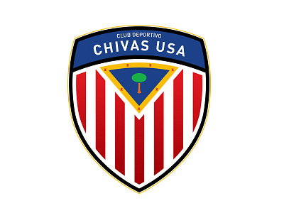 Chivas USA badge chivas chivas usa crest flat icon illustrations mls soccer sport team