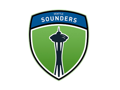 Seattle Sounders FC badge crest flat icon illustrations mls seattle sounders fc soundersredbull sport team