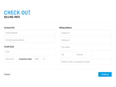 Daily UI #2 cart check out credit card daily ui e commerce flat input ui