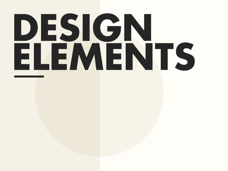 Elements 101 basics color design elements flat form gif shape space texture