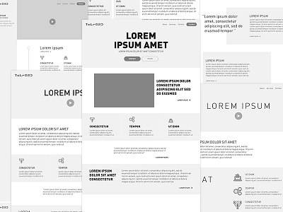Layout exercise flat grey grid layout user experience ux web web design work in progress