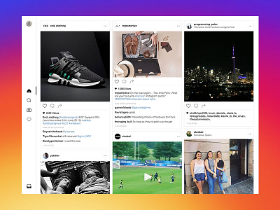 Instagram iPad app app instagram ipad mobile photos redesign ux